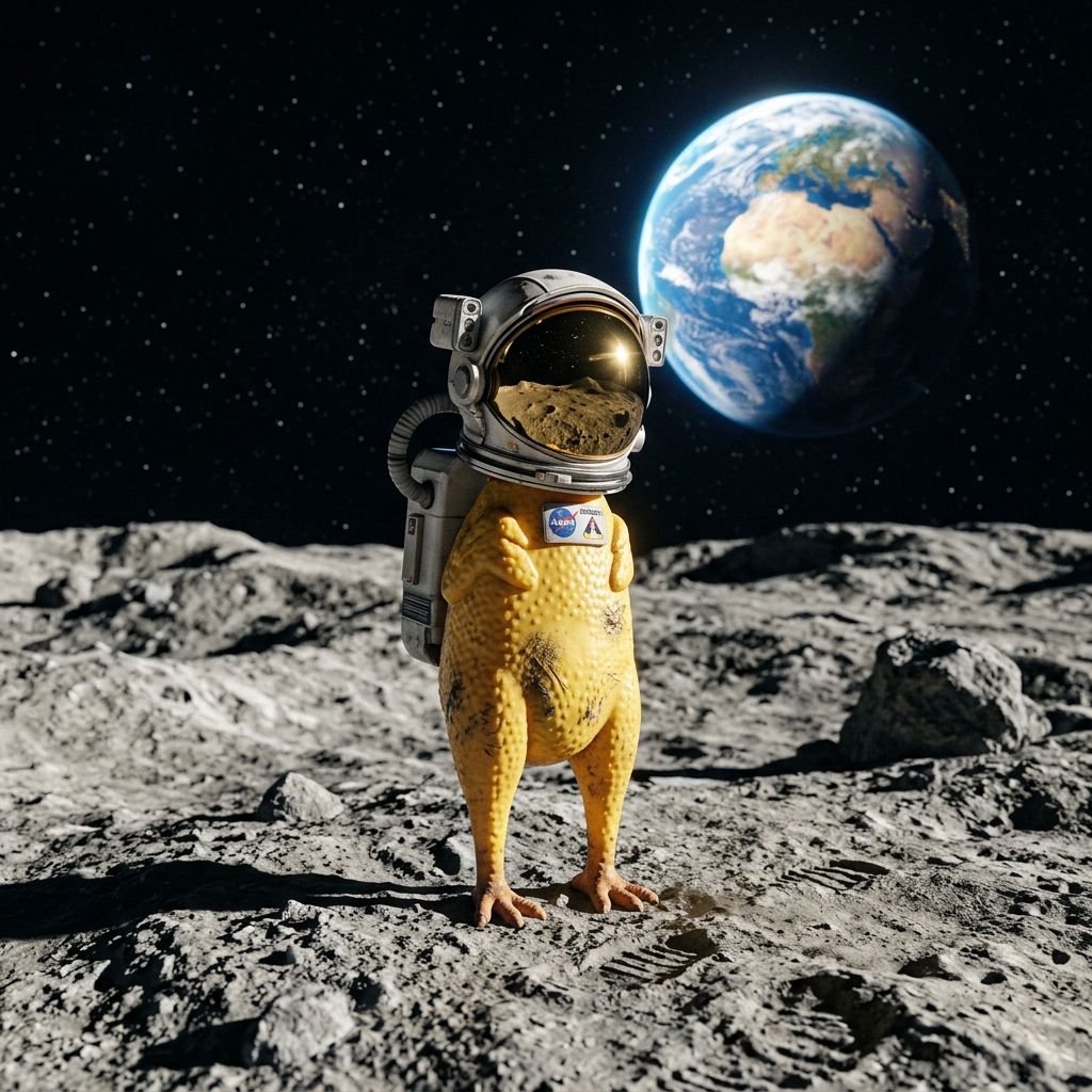 Camilla on the Moon